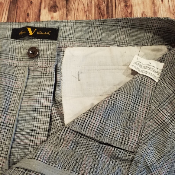 Gloria Vanderbilt gray plaid dress slacks size 18 - Picture 9 of 15